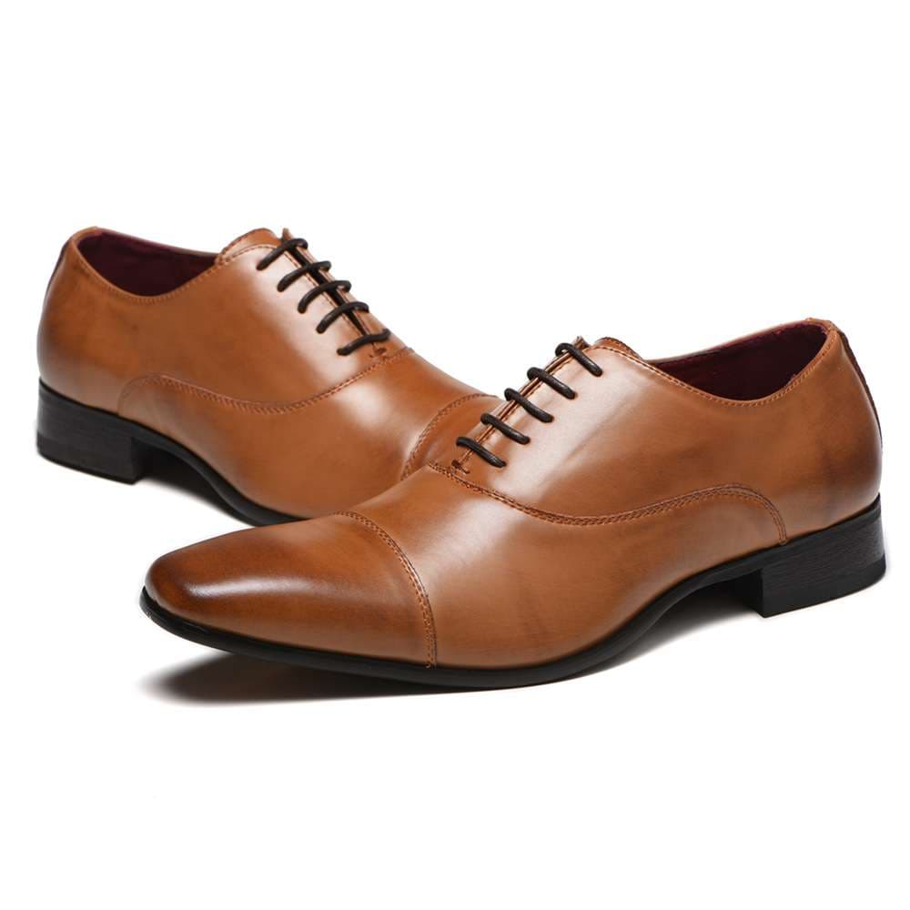 【メンズカジュアル】メンズカジュアルスーツ 上質スマートストレートチップ紳士靴
