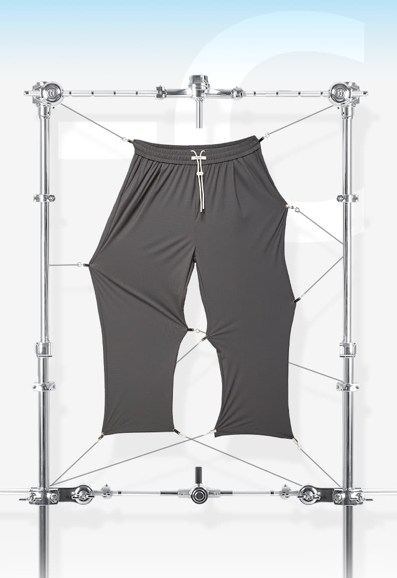 メンズカジュアルスーツ メンズ速乾ワイドパンツ 清涼感抜群春夏用スラックス